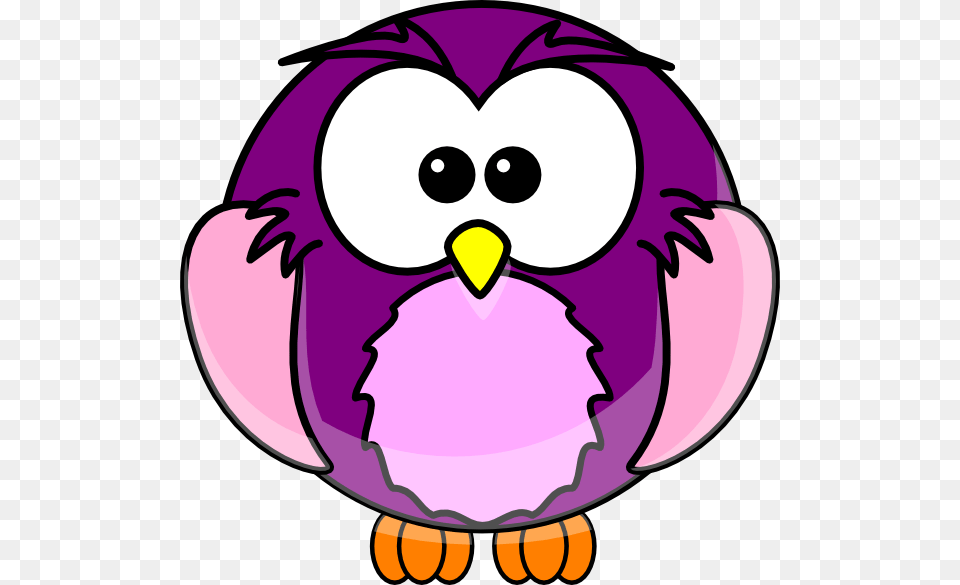 Clipart Info Cartoon Owl, Purple, Nature, Outdoors, Snow Free Png Download