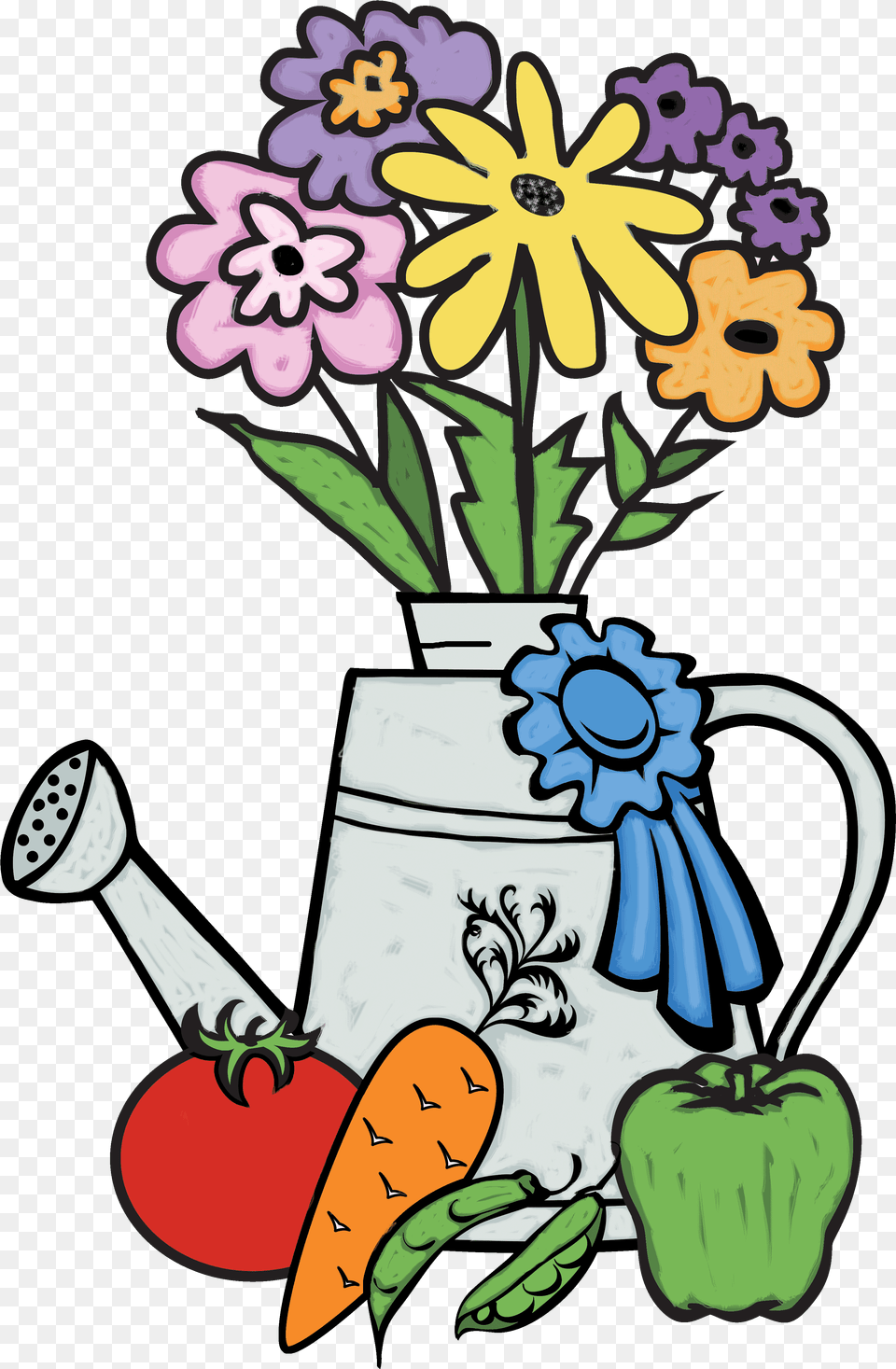 Clipart Info Vegetable Garden Graphics Flower And Vegetable Clipart, Tin, Can, Plant, Jar Free Transparent Png