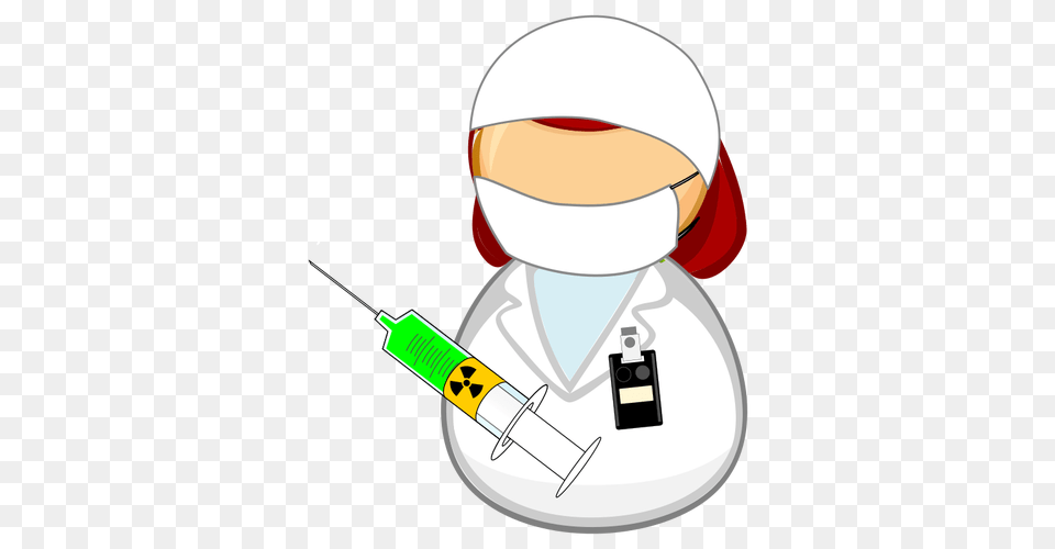 Clipart Injection Syringe, Clothing, Coat, Person Free Png Download