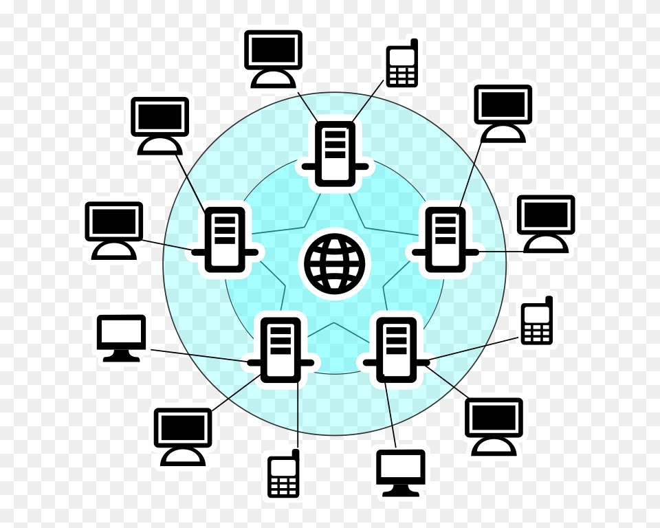 Clipart Internet Scheme Daccap, Network, City, Electronics, Hardware Free Png