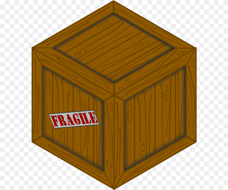 Clipart Isometric Wooden Crate Erulisseuiin, Box Png