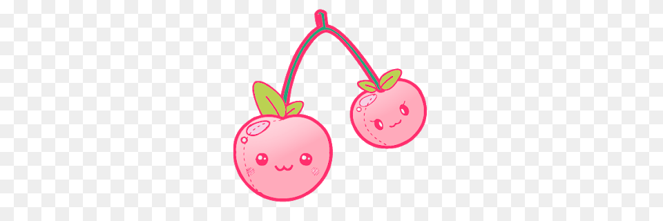 Clipart Kawaii Cute Clipart Clipart, Cherry, Food, Fruit, Plant Free Transparent Png