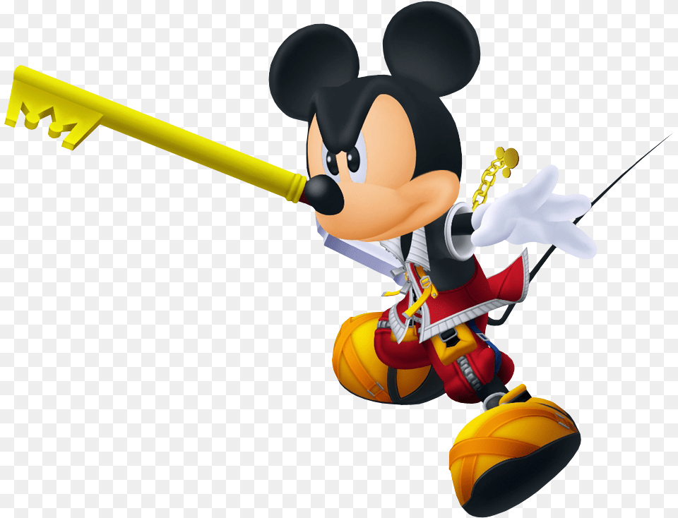 Clipart Key Mickey Mouse Kingdom Hearts Mickey Fighting King Mickey Kingdom Hearts 2, Toy Free Png Download