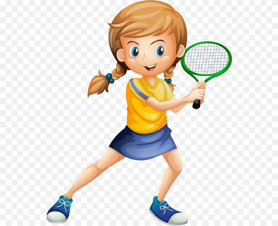 Clipart Kid Tennis Tennis Cartoon, Male, Boy, Child, Person Free Transparent Png