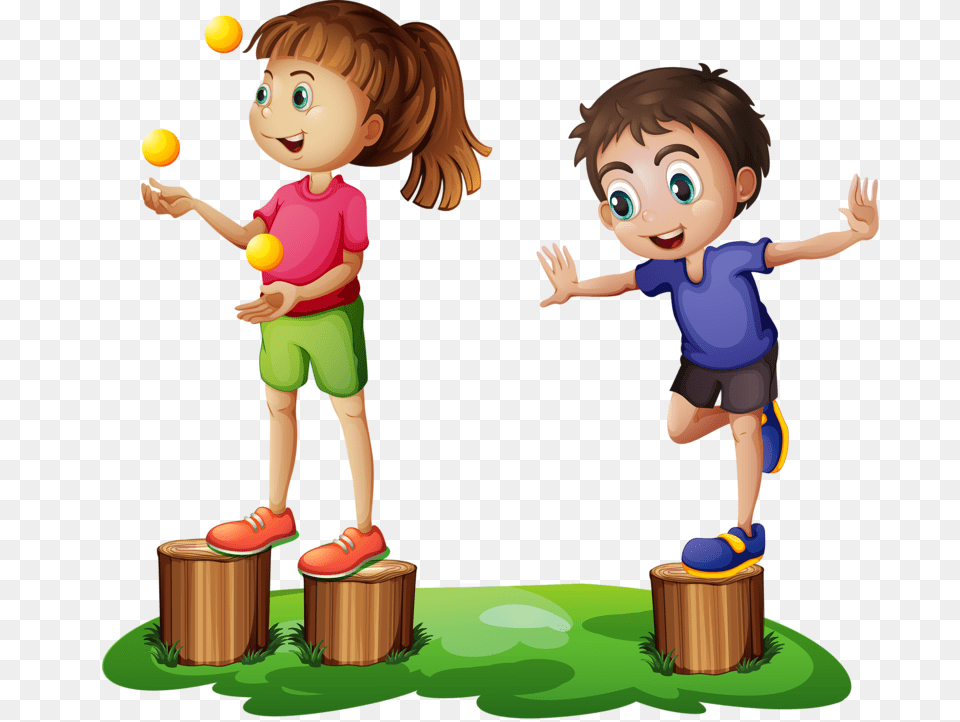 Clipart Kids Playing Play And Children, Baby, Person, Face, Head Png Image