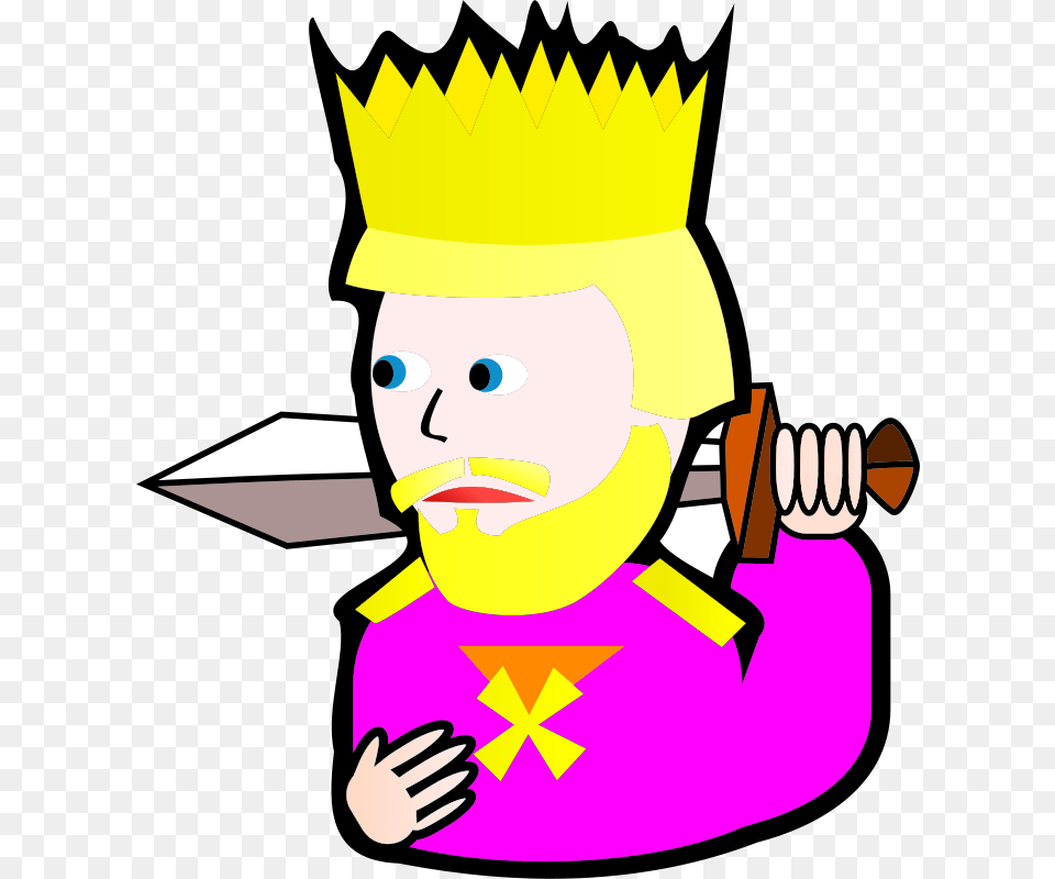 Clipart King Of Hearts Seanujones, Cutlery, Fork, People, Person Free Png Download