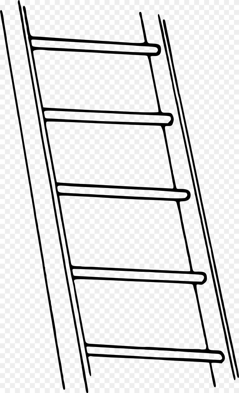 Clipart Ladder Black And White Clipart, Gray Png