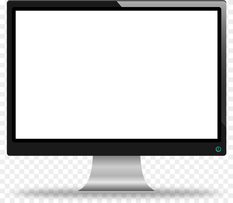 Clipart Laptop Screen Clipart Monitor Computer Black And White, Computer Hardware, Electronics, Hardware, Tv Free Png