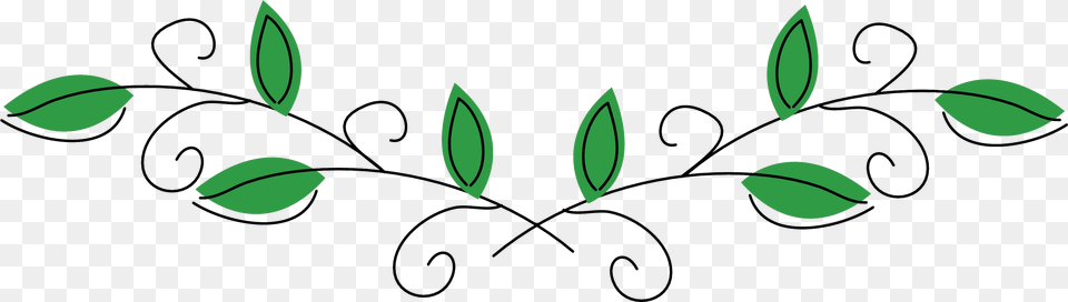 Clipart Leaf Divider Plant Divider Clip Art, Floral Design, Graphics, Green, Pattern Free Transparent Png