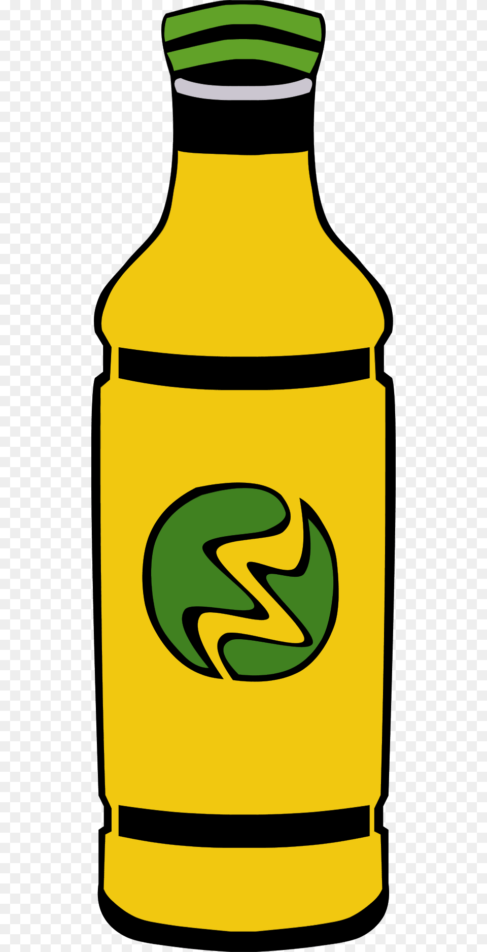 Clipart Lemon Juice Half A Squeezed For Hand Drawn, Bottle, Beverage, Person Free Png Download