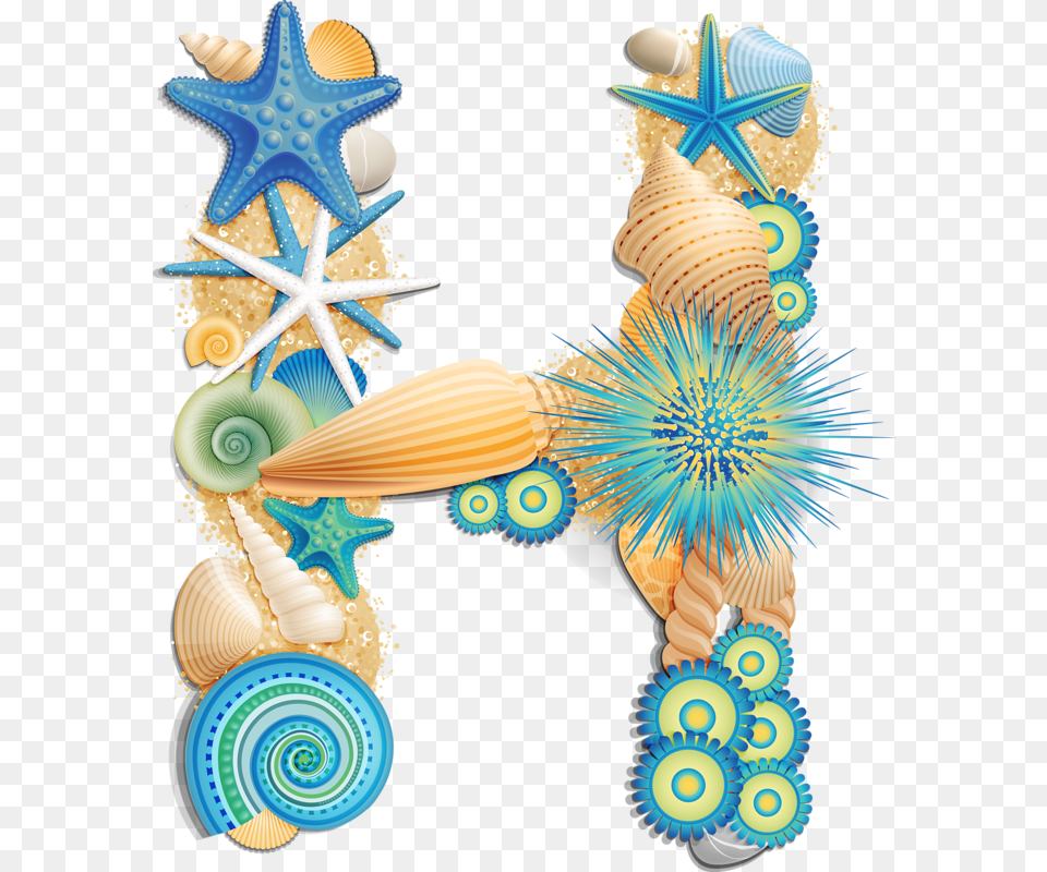 Clipart Letters Seashell, Animal, Invertebrate, Sea Life Png Image
