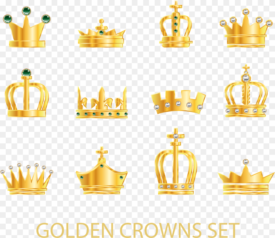 Clipart Library Library Congratulations Vector Crown Golden Crown Diamond, Accessories, Jewelry Free Png Download