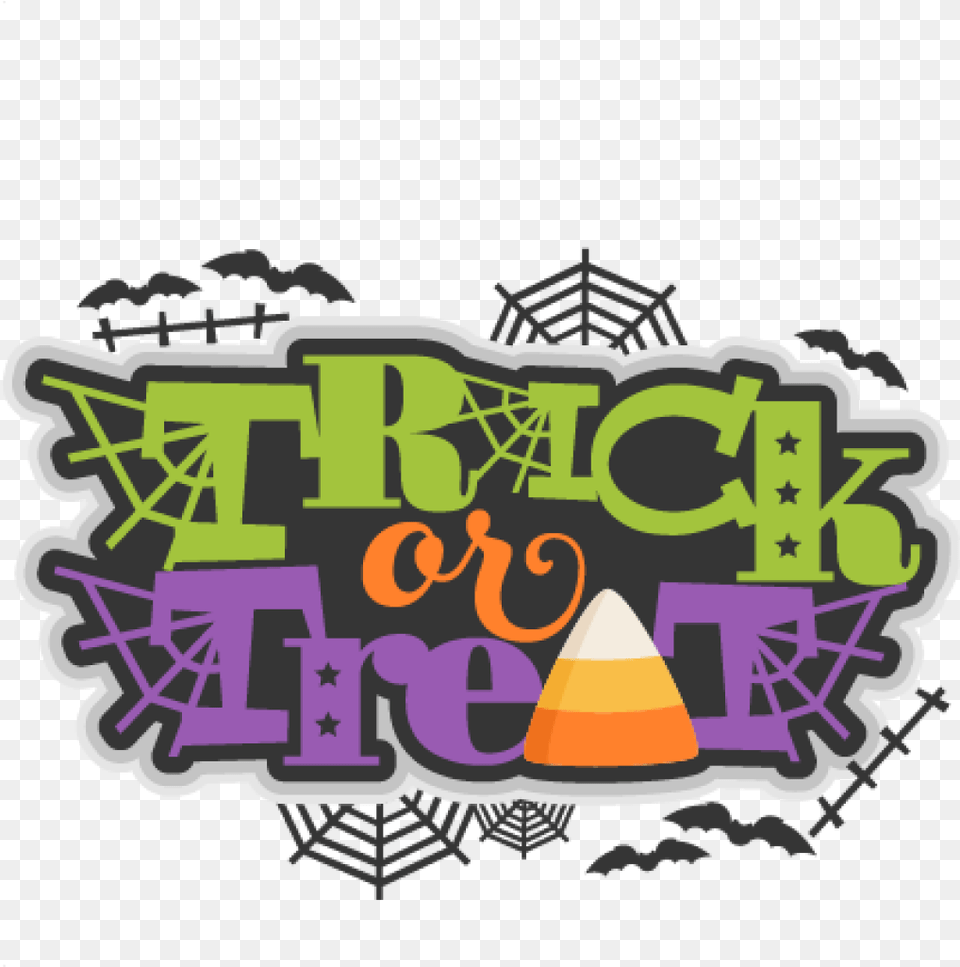 Clipart Library Library Halloween Trick Clip Art Bucklin Trick Or Treat Word Clipart, Graphics, Dynamite, Weapon, Doodle Free Png Download