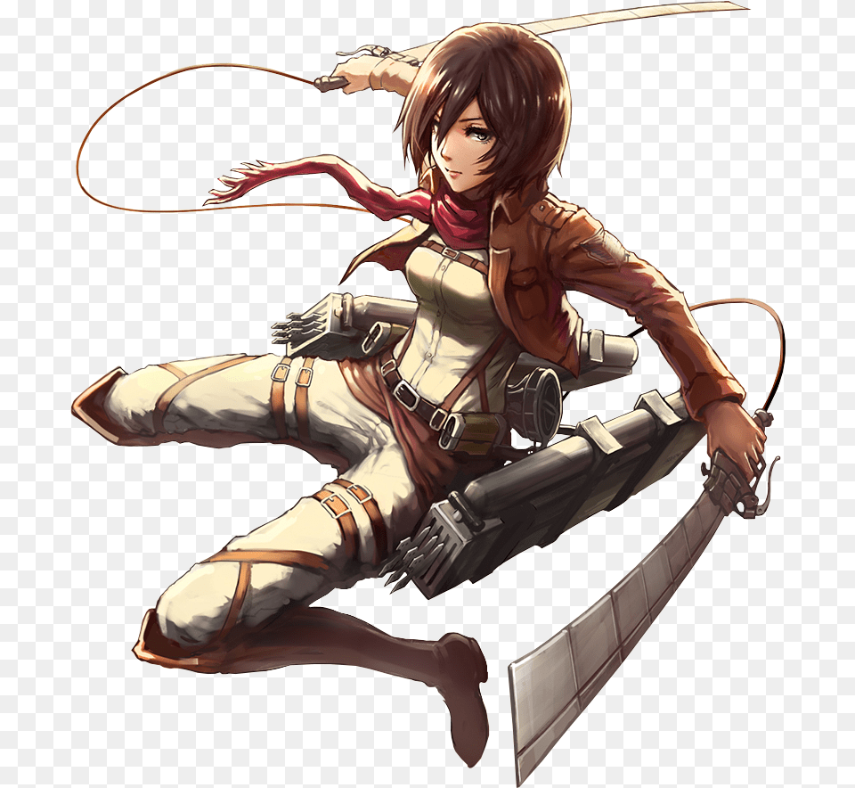 Clipart Library Mikasa Ackerman Attack On Titan Mikasa Fanart, Book, Comics, Publication, Adult Png