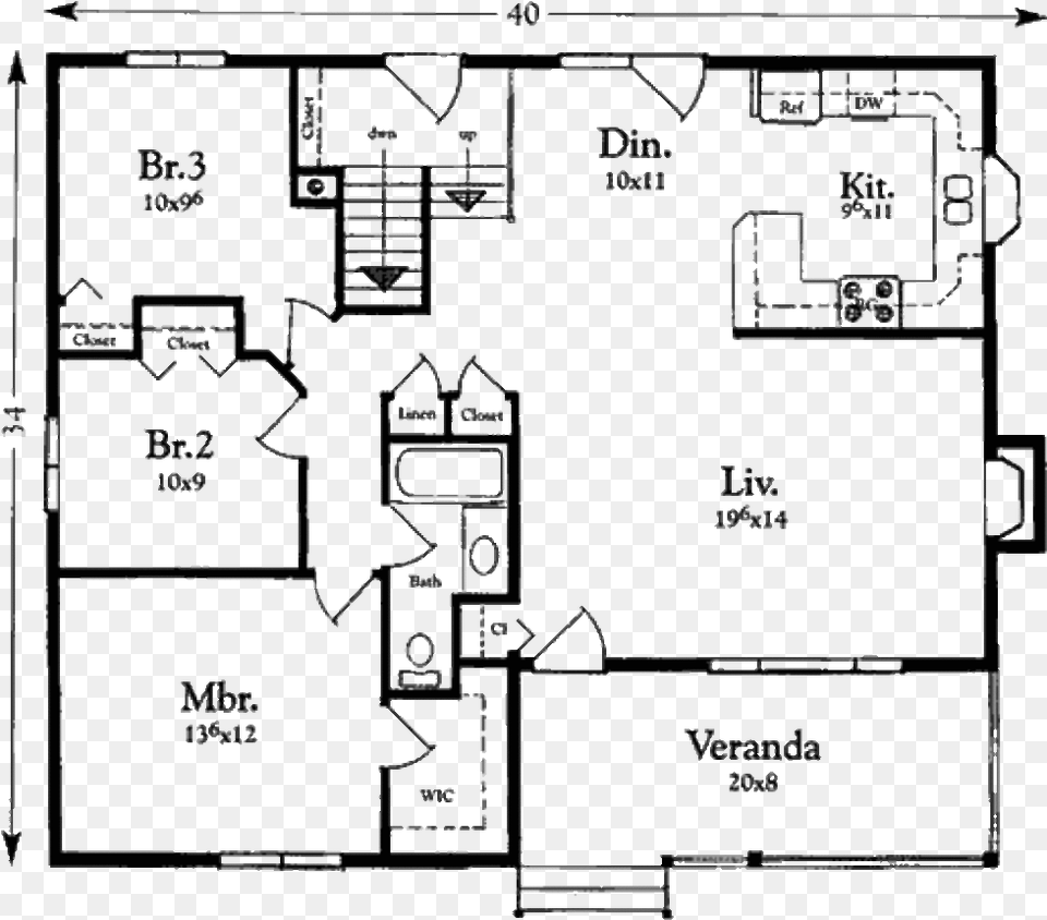 Clipart Library Stock Cottage Style Plan Beds Baths 1200 Sq Floor Plan 3 Bed, Diagram, Scoreboard, Floor Plan Free Transparent Png