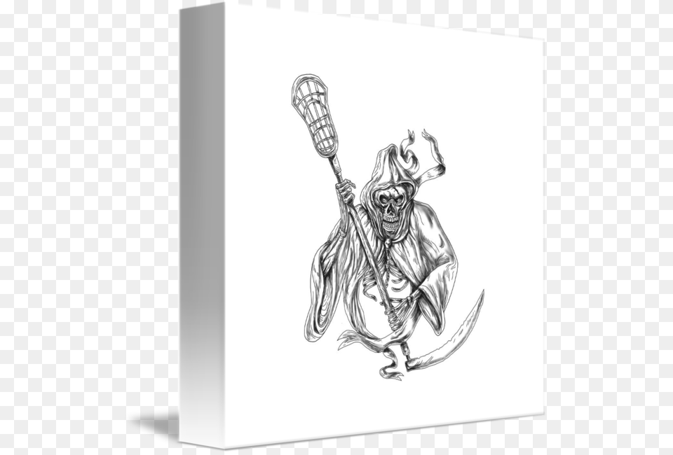 Clipart Library Stock Lacrosse Defense Pole Tattoo Traditional Lacrosse Stick Tattoo Design, Art, Drawing, Person, People Free Png