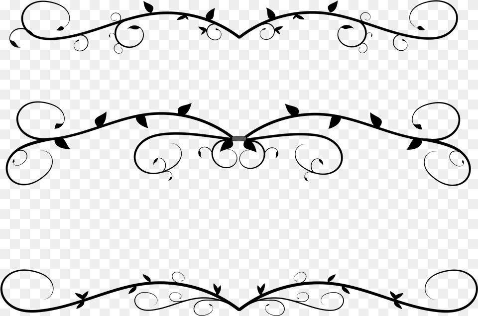 Clipart Line Art Banner Free Png Download