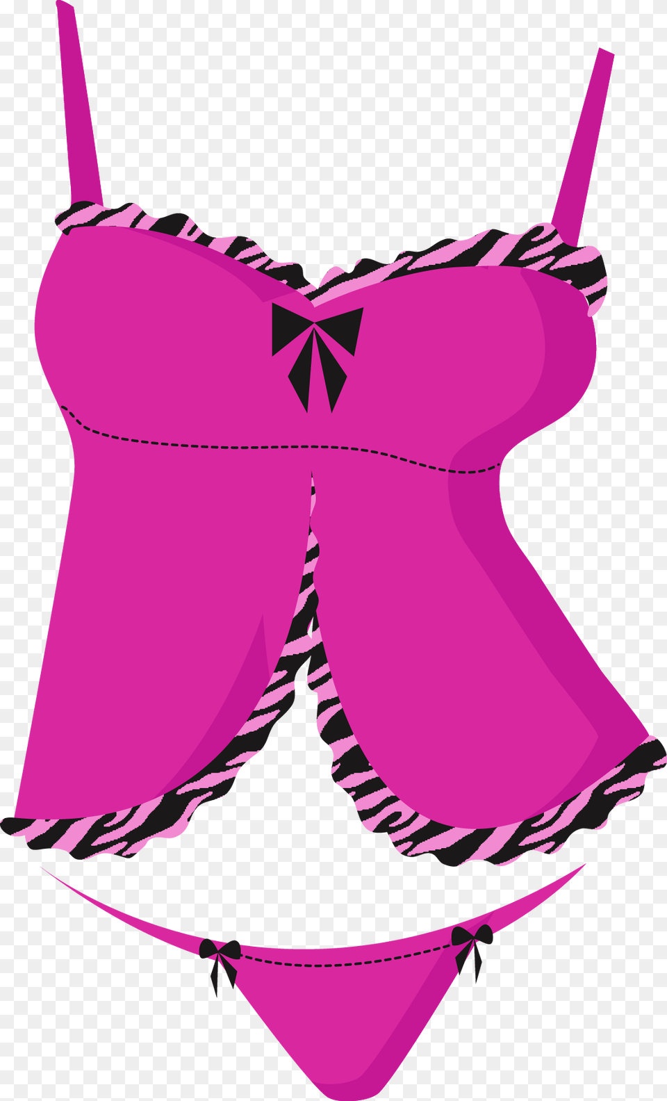 Clipart Lingerie Stencils, Clothing, Purple, Underwear, Swimwear Free Transparent Png