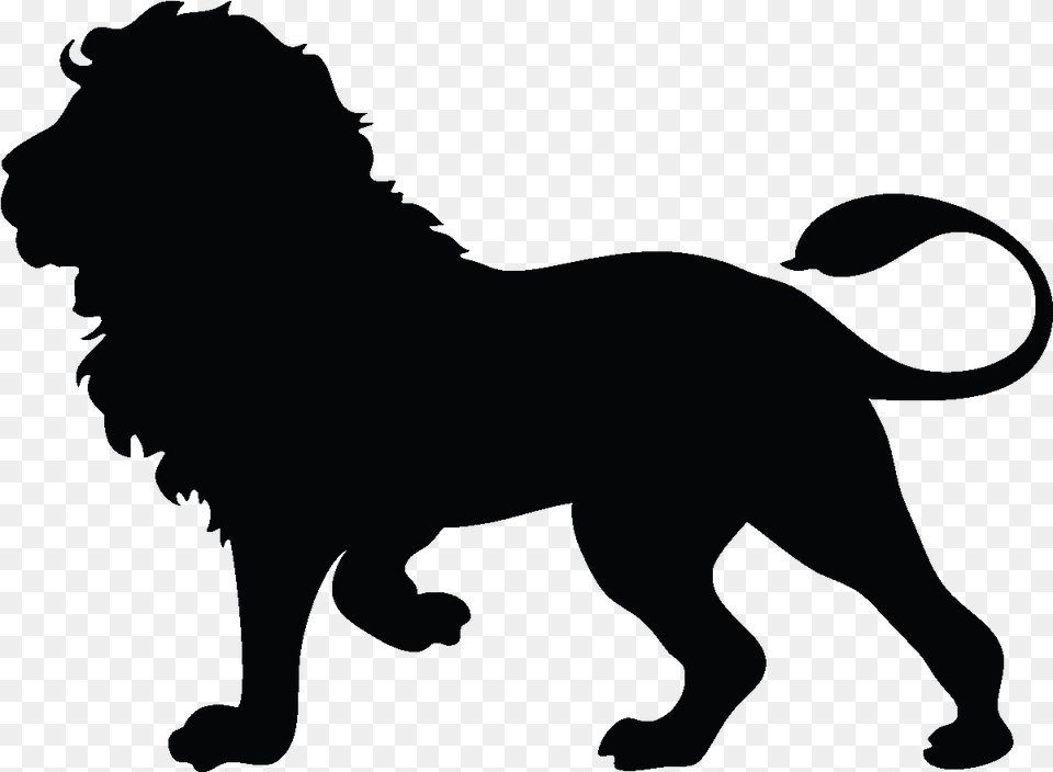 Clipart Lion Roaring Lion Silhouette, Animal, Mammal, Wildlife Free Png