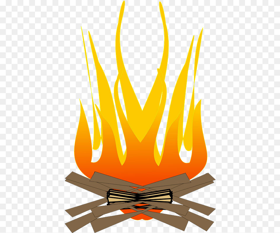 Clipart Log Fire, Flame Png