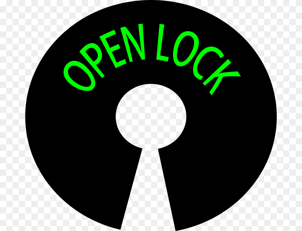 Clipart Logo Open Lock, Green, Light, Text Png Image