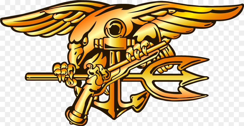 Clipart Logo Seal Navy Seal Trident Logo, Weapon, Emblem, Symbol Png Image