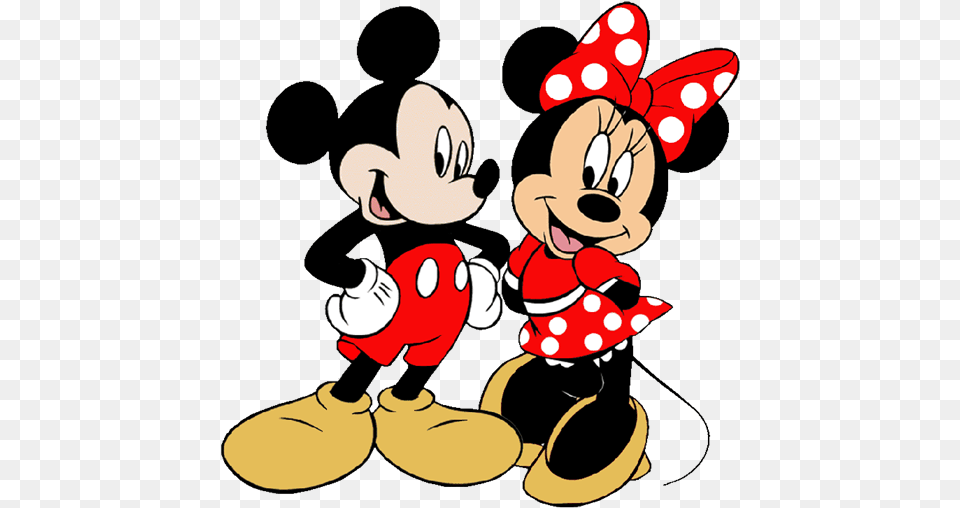 Clipart Love Mickey Mouse Mickey And Minnie Mouse, Cartoon, Baby, Person Png