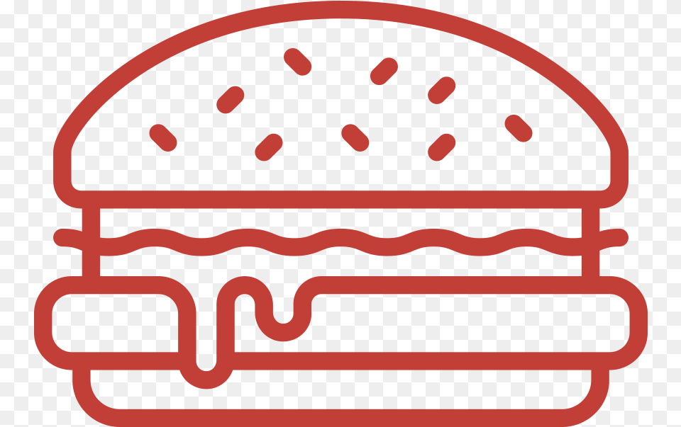 Clipart Lunch Icon Red Burger Clipart, Food, Car, Transportation, Vehicle Free Png