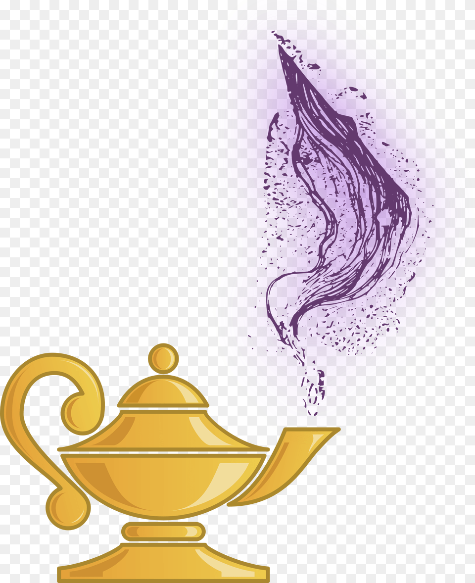 Clipart Magic Lamp, Pottery, Purple, Jar Free Png Download