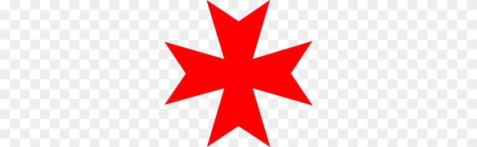 Clipart Maltese Cross, Star Symbol, Symbol, Leaf, Plant Free Png Download