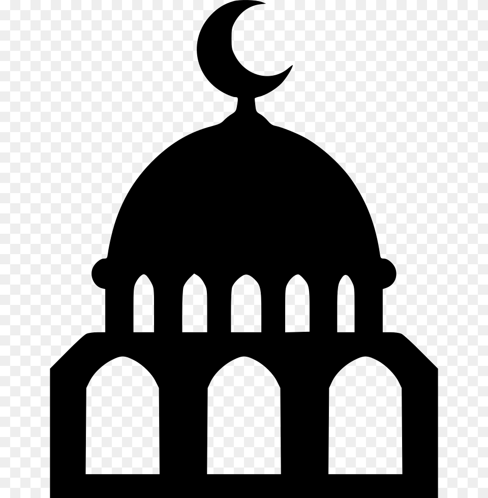Clipart Masjid Clip Art Images, Architecture, Building, Dome, Silhouette Png