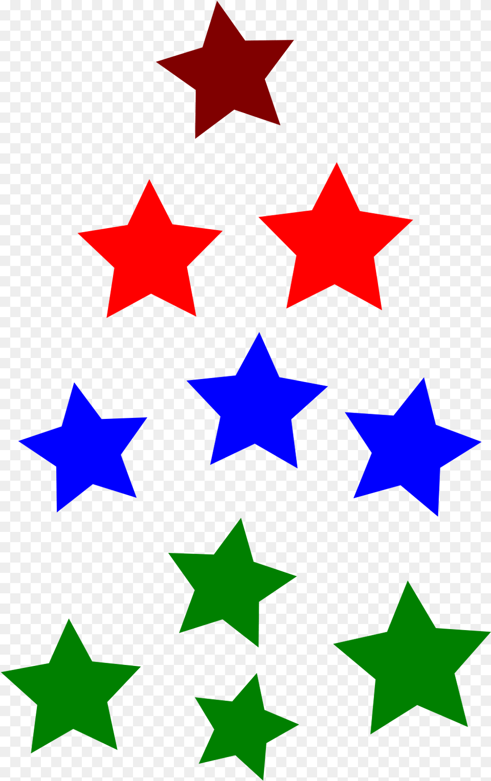 Clipart Math Counting Group Of 10 Objects, Star Symbol, Symbol Free Png