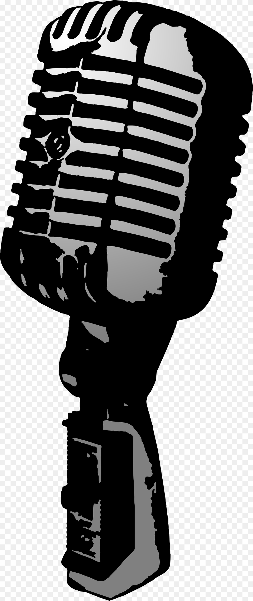 Clipart Microphone Old Old School Microphone, Electrical Device, Person Png