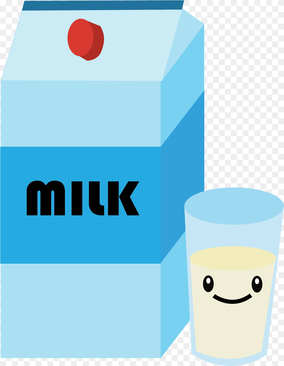 Clipart Milk Milk And Yogurt Clipart, Beverage, Cup, Box, Cardboard Free Transparent Png