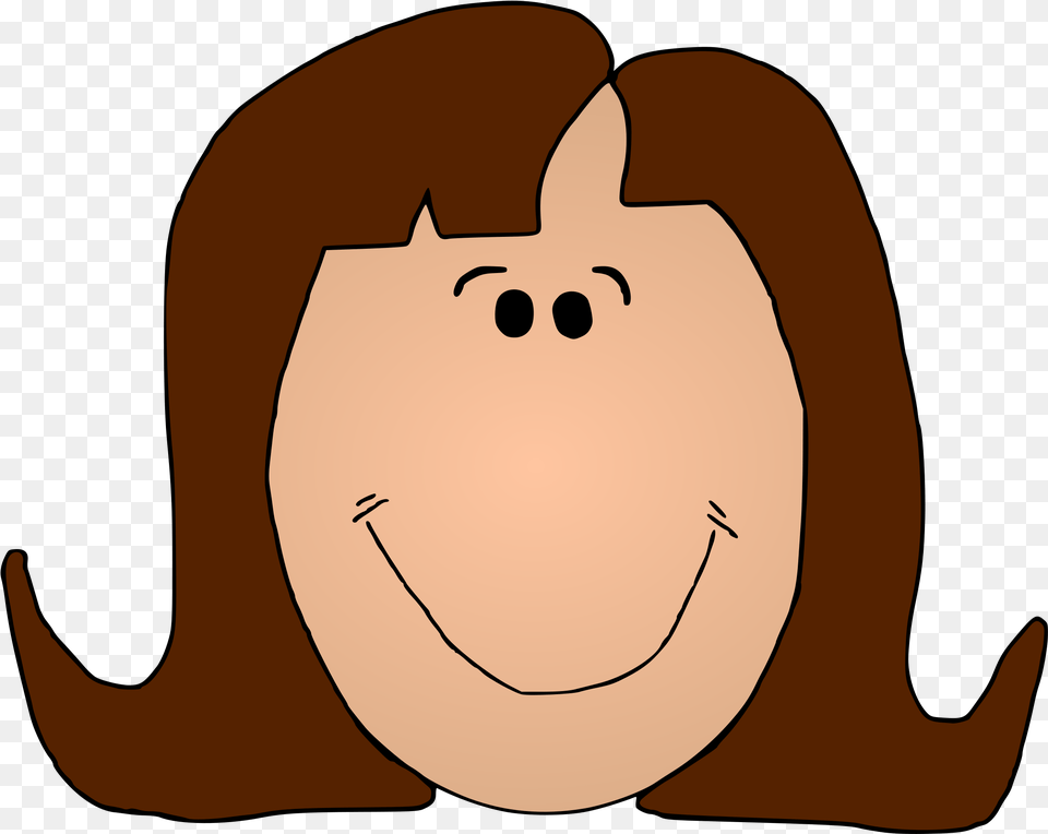 Clipart Mom Face Lady Clip Art, Bag, Baby, Person Free Transparent Png