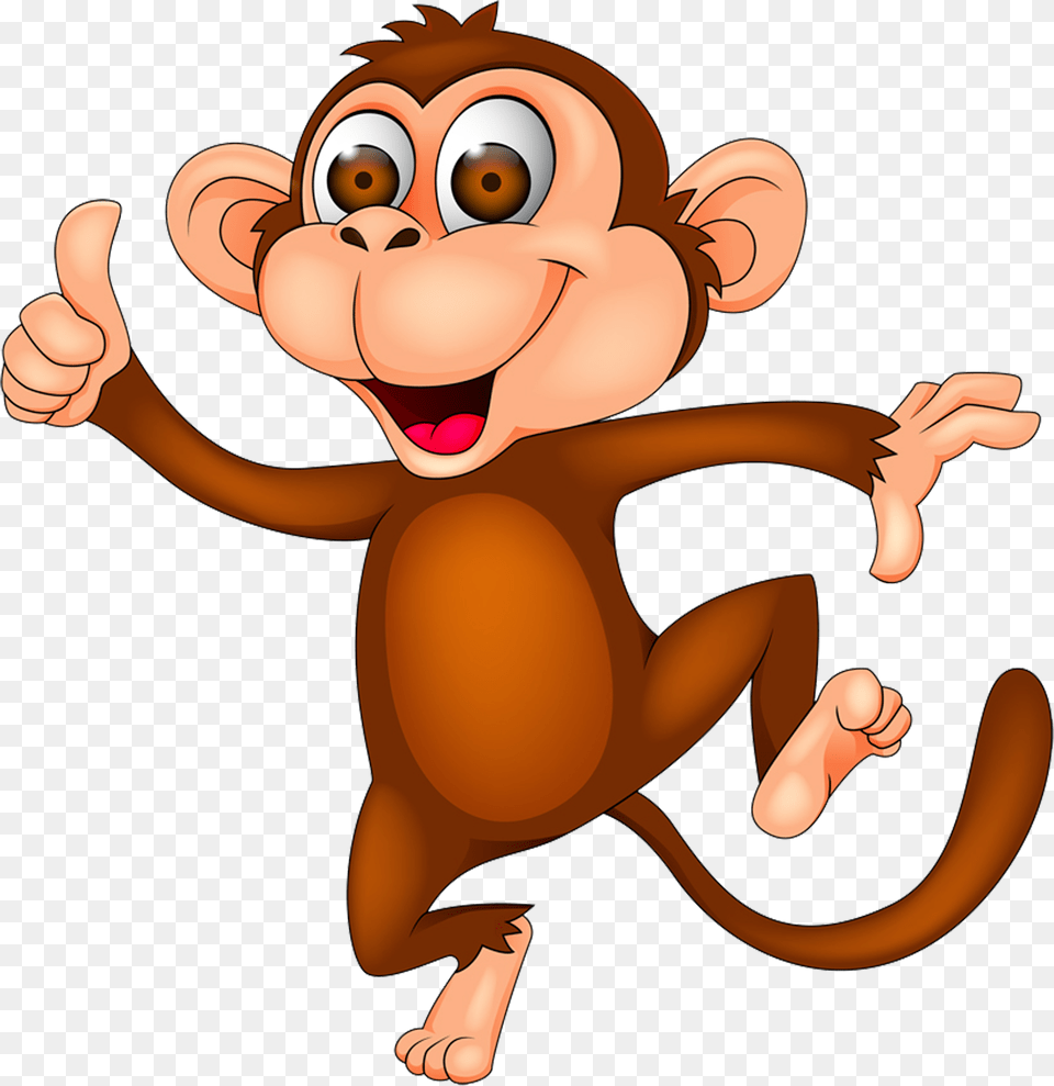 Clipart Monkey Transparent Background Monkey Cartoon Free Png