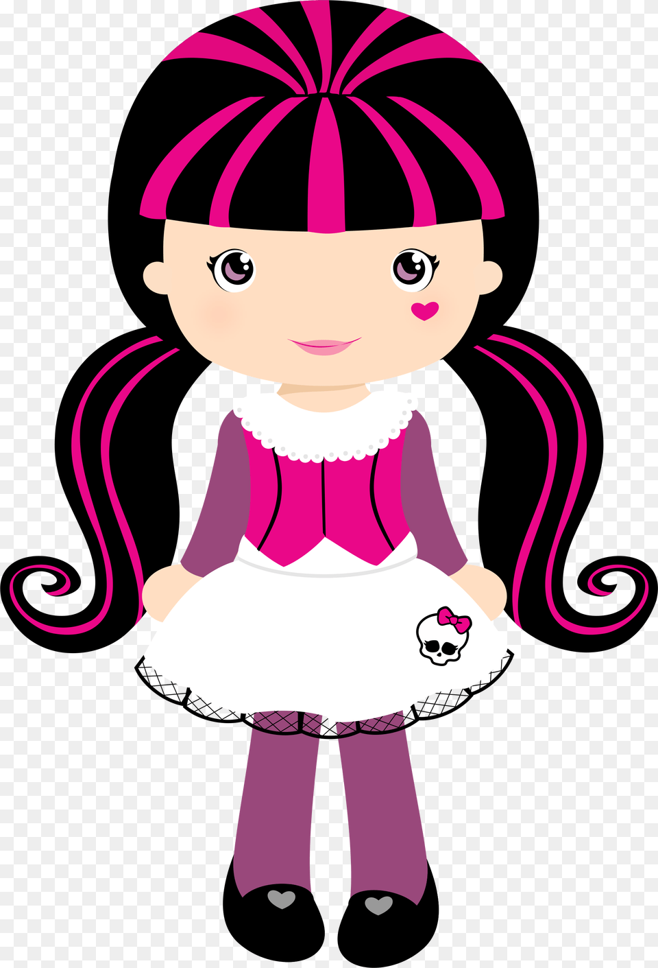 Clipart Monster High Girl Cartoon, Baby, Doll, Person, Toy Free Transparent Png