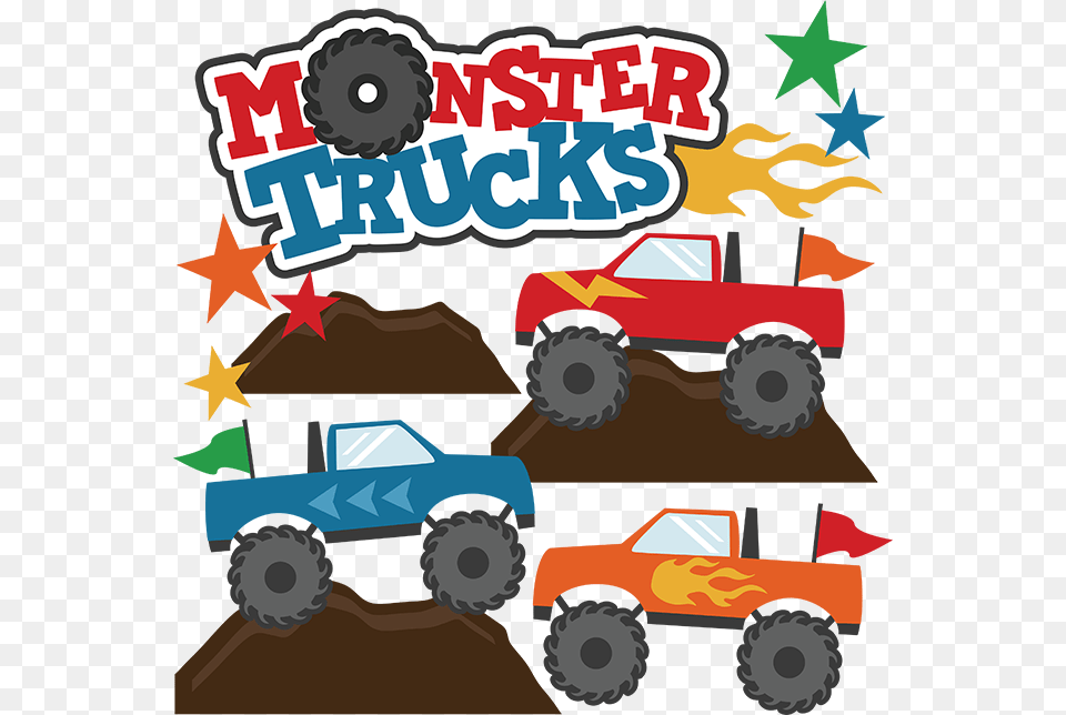Clipart Monster Truck, Atv, Transportation, Vehicle, Machine Free Png