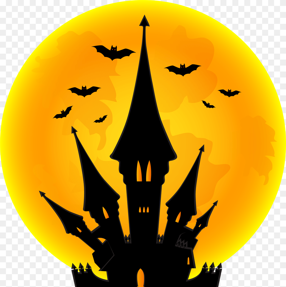 Clipart Moon Halloween, Logo Png Image
