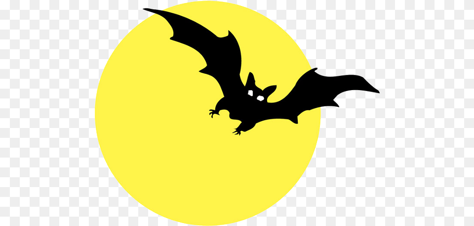 Clipart Moon Scary Bat And Moon Clipart, Logo, Animal, Fish, Sea Life Free Png