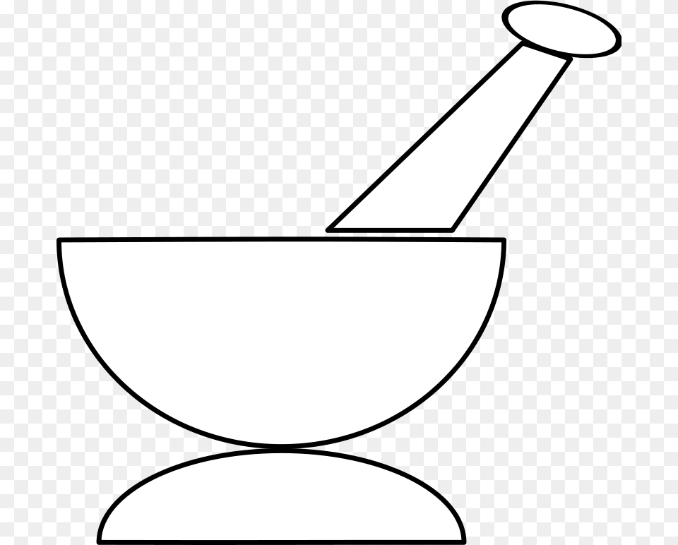 Clipart Mortar And Pestle Johnpwarren, Cannon, Weapon, Bowl Png Image