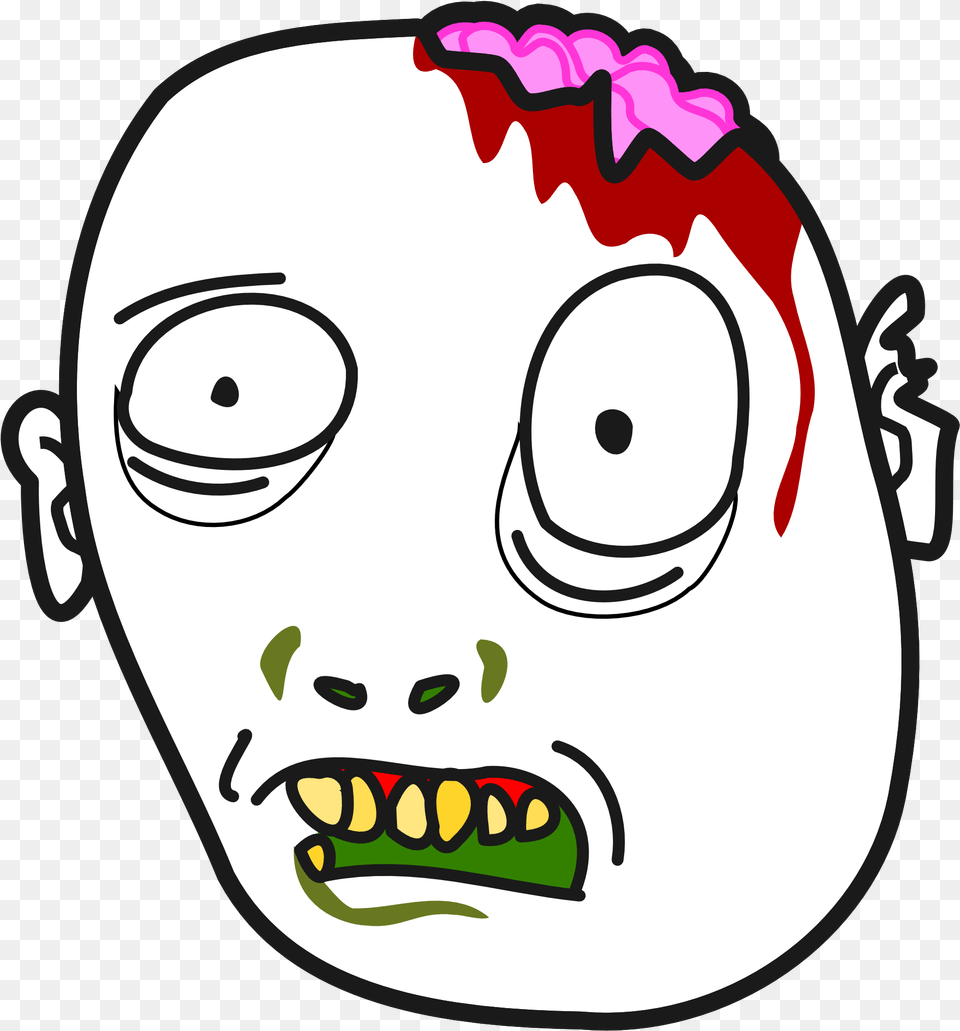 Clipart Mouth Zombie Zombie Face Cartoon, Photography, Food Free Transparent Png