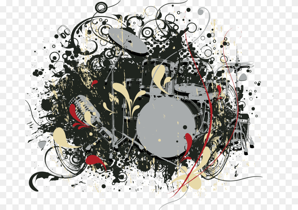 Clipart Music Background Design, Musical Instrument, Drum, Percussion Free Transparent Png