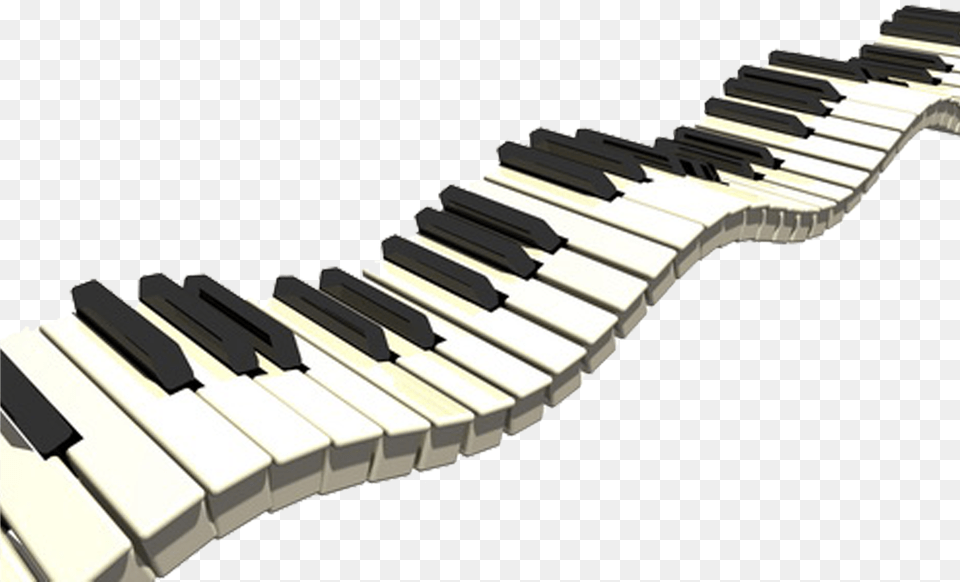 Clipart Music Keyboard Wavy Piano Keys, Musical Instrument Free Transparent Png