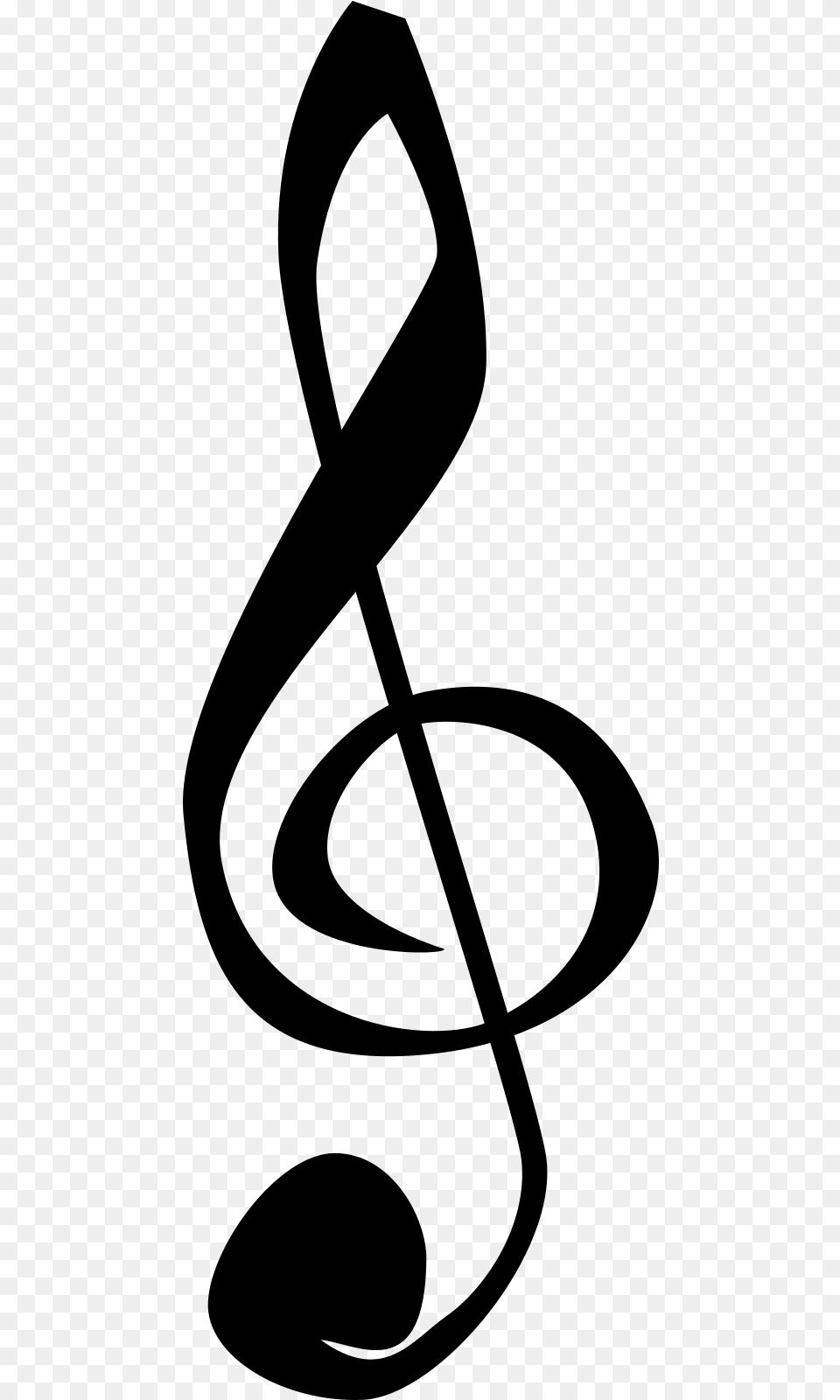 Clipart Music Notes Transparent Background, Gray Free Png