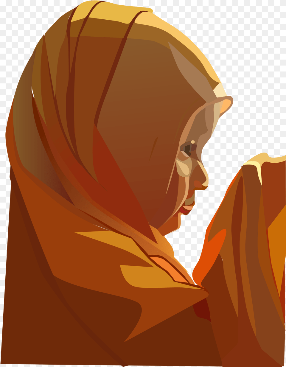 Clipart Muslim Praying, Adult, Female, Person, Woman Free Transparent Png