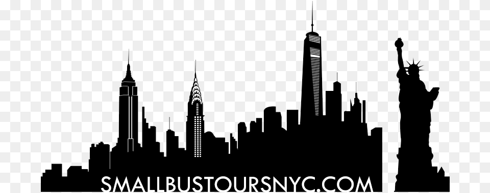 Clipart New York City Skyline Silhouette, Urban, Architecture, Building, Metropolis Png Image