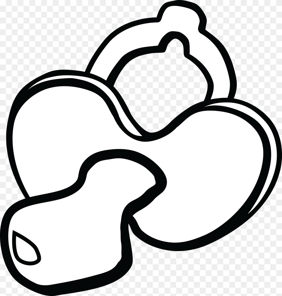 Clipart Of A Baby Pacifier, Stencil, Device, Grass, Lawn Free Transparent Png