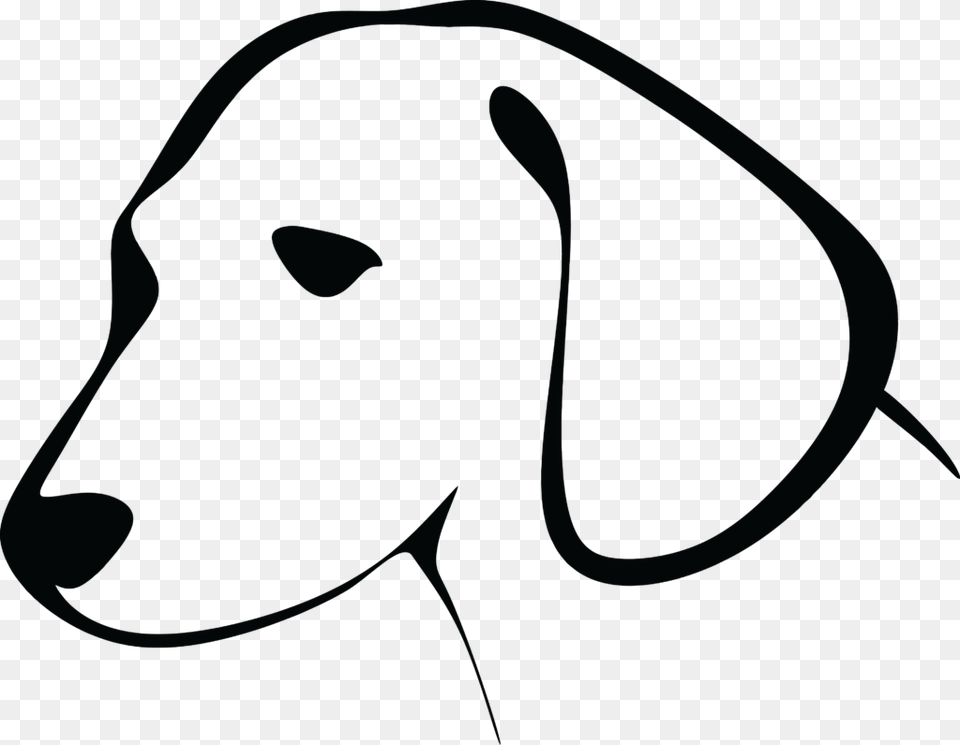 Clipart Of A Black And White Dog Head Clip Art, Accessories, Glasses Free Transparent Png