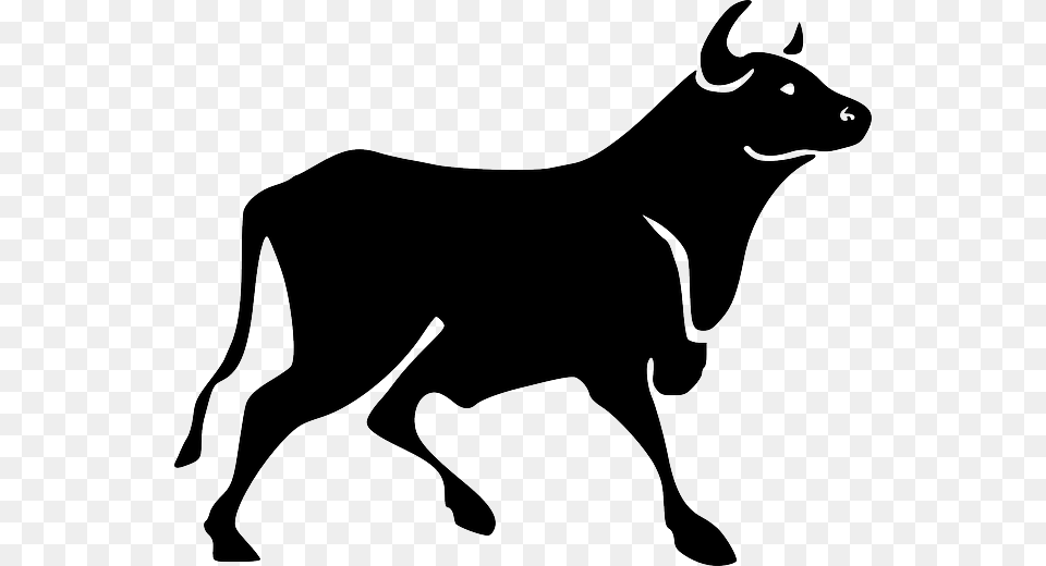 Clipart Of A Bull, Animal, Mammal, Stencil, Kangaroo Free Transparent Png